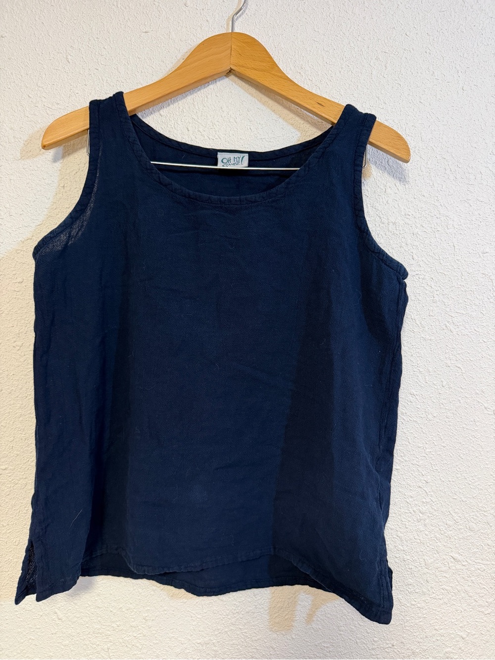 Oh My Gauze! Navy Cotton Sleeveless Tank size 1 s/m